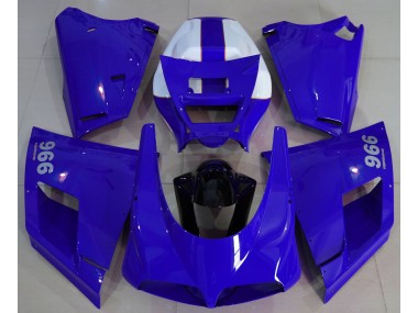 1993-2005 Glänzend Blau Ducati 996 748 916 998 Motorrad Verkleidungen