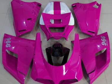 1993-2005 Glanzrosa Ducati 996 748 916 998 Motorrad Verkleidungen