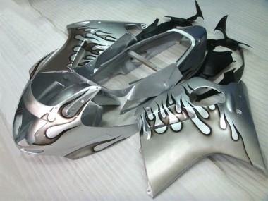1996-2007 Silber Flamme CBR1100XX Motorrad Verkleidungen