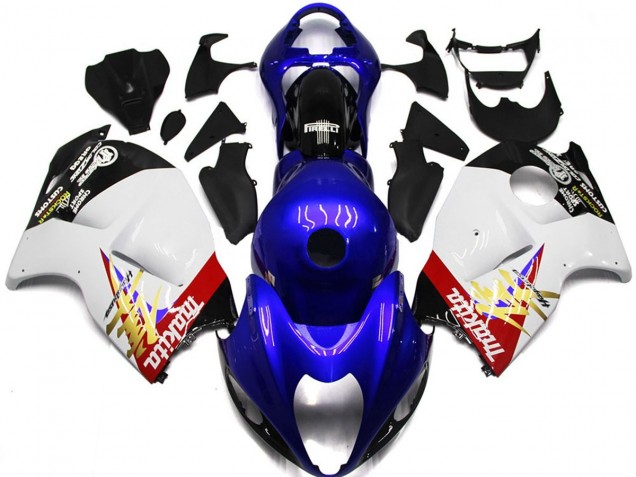 1997-2007 Blau & Weiß Custom Logo GSXR 1300 Motorrad Verkleidungen 1997-2007 Blau & Weiß Custom Logo GSXR 1300 Motorrad Verkleidungen