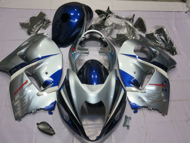 1997-2007 Blau & Silber GSXR 1300 Motorrad Verkleidungen