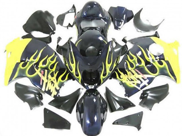 1997-2007 Gelb Flamme GSXR 1300 Motorrad Verkleidungen 1997-2007 Gelb Flamme GSXR 1300 Motorrad Verkleidungen
