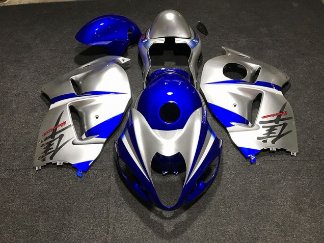 1997-2007 Glänzend Blau & Silber GSXR 1300 Motorrad Verkleidungen 1997-2007 Glänzend Blau & Silber GSXR 1300 Motorrad Verkleidungen