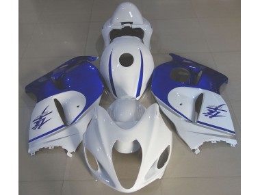 1997-2007 Glänzend Weiß & Tiefblau GSXR 1300 Motorrad Verkleidungen