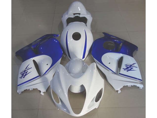 1997-2007 Glänzend Weiß & Tiefblau GSXR 1300 Motorrad Verkleidungen 1997-2007 Glänzend Weiß & Tiefblau GSXR 1300 Motorrad Verkleidungen