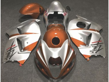 1997-2007 Glanzorange & Silber GSXR 1300 Motorrad Verkleidungen
