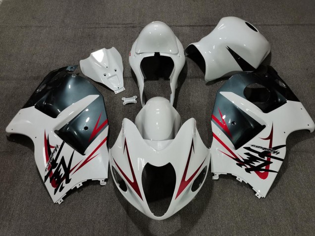 1997-2007 Weiß Hellblau & Rot GSXR 1300 Motorrad Verkleidungen 1997-2007 Weiß Hellblau & Rot GSXR 1300 Motorrad Verkleidungen
