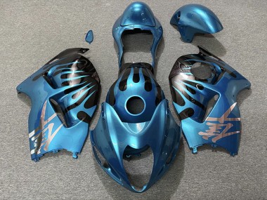 1997-2007 Himmelblau & Schwarz GSXR 1300 Motorrad Verkleidungen