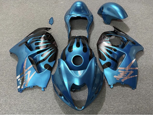 1997-2007 Himmelblau & Schwarz GSXR 1300 Motorrad Verkleidungen 1997-2007 Himmelblau & Schwarz GSXR 1300 Motorrad Verkleidungen