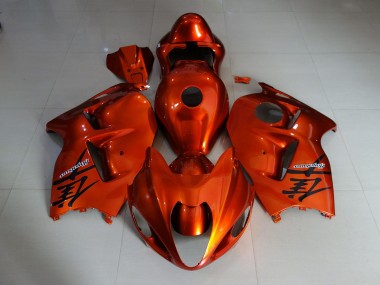 1997-2007 Kräftiges Orange Glänzend GSXR 1300 Motorrad Verkleidungen
