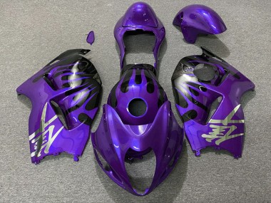 1997-2007 Lila & Schwarz GSXR 1300 Motorrad Verkleidungen