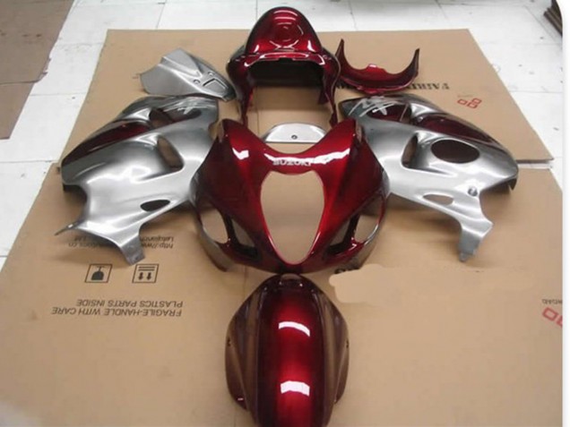 1997-2007 Rot D-Silber GSXR 1300 Motorrad Verkleidungen 1997-2007 Rot D-Silber GSXR 1300 Motorrad Verkleidungen