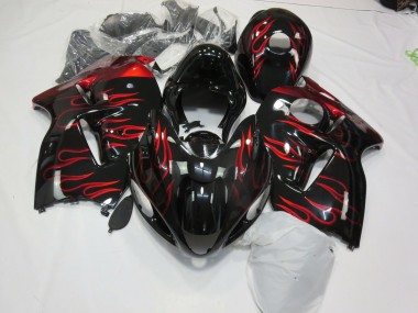 1997-2007 Rot Flamme GSXR 1300 Motorrad Verkleidungen