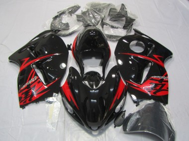 1997-2007 Rot & Schwarz Glänzend GSXR 1300 Motorrad Verkleidungen