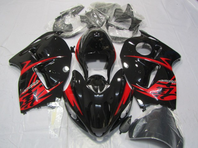 1997-2007 Rot & Schwarz Glänzend GSXR 1300 Motorrad Verkleidungen 1997-2007 Rot & Schwarz Glänzend GSXR 1300 Motorrad Verkleidungen