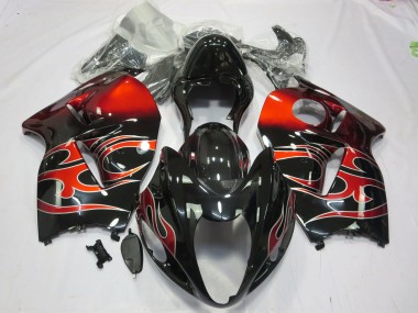 1997-2007 Rot Wirbel GSXR 1300 Motorrad Verkleidungen