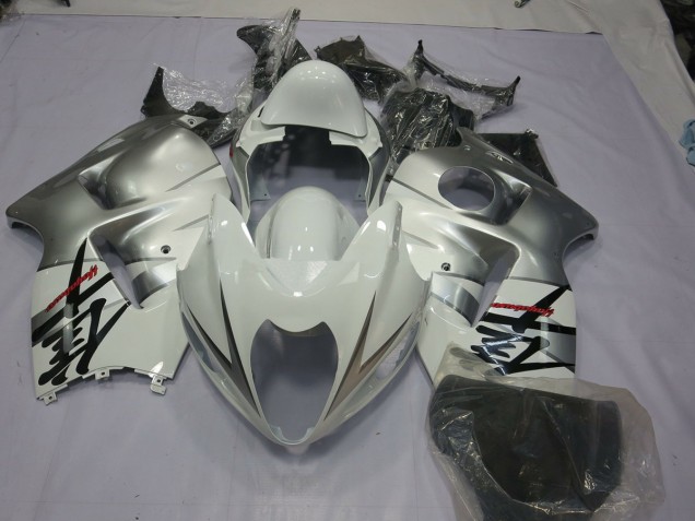 1997-2007 Silber Weiß GSXR 1300 Motorrad Verkleidungen 1997-2007 Silber Weiß GSXR 1300 Motorrad Verkleidungen