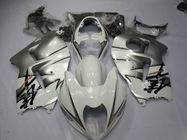 1997-2007 Weiß & Silber GSXR 1300 Motorrad Verkleidungen 1997-2007 Weiß & Silber GSXR 1300 Motorrad Verkleidungen