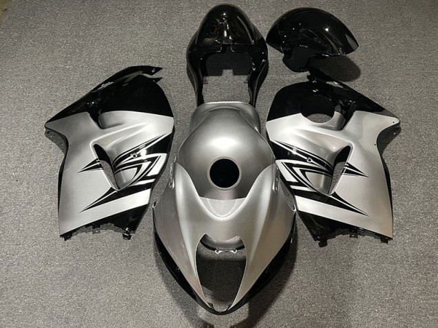 1997-2007 Silber & Schwarz GSXR 1300 Motorrad Verkleidungen 1997-2007 Silber & Schwarz GSXR 1300 Motorrad Verkleidungen