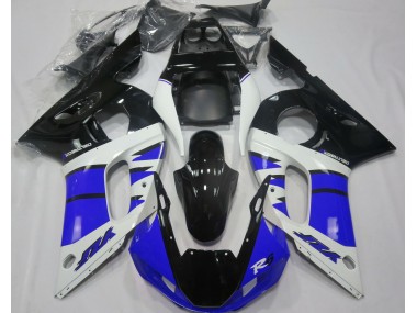1998-2002 Glänzend Blau & Schwarz R6 Motorrad Verkleidungen