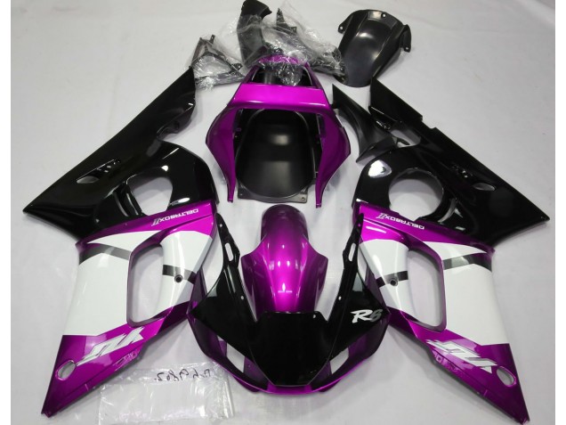 1998-2002 Metallic Rosa R6 Motorrad Verkleidungen 1998-2002 Metallic Rosa R6 Motorrad Verkleidungen
