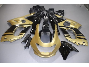 1998-2007 Glänzend Gold & Schwarz YZF600 Motorrad Verkleidungen