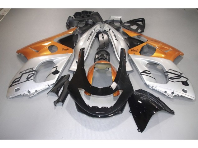 1998-2007 Orange Glänzend Silber & Schwarz YZF600 Motorrad Verkleidungen 1998-2007 Orange Glänzend Silber & Schwarz YZF600 Motorrad Verkleidungen