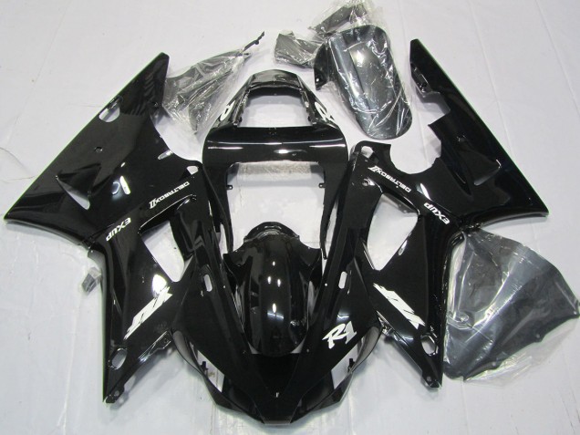 2000-2001 Schwarz Glänzend R1 Motorrad Verkleidungen 2000-2001 Schwarz Glänzend R1 Motorrad Verkleidungen