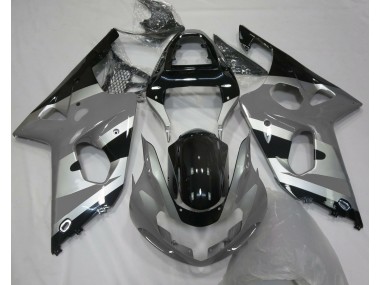 2000-2002 Grau-Silber OEM-Stil GSXR 1000 Motorrad Verkleidungen