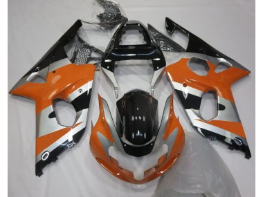 2000-2002 Orange Silber OEM Stil GSXR 1000 Motorrad Verkleidungen