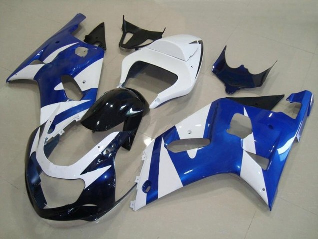 2001-2003 Blau & Weiß OEM Stil GSXR 600-750 Motorrad Verkleidungen 2001-2003 Blau & Weiß OEM Stil GSXR 600-750 Motorrad Verkleidungen