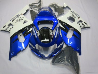 2001-2003 Blau & Schwarz GSXR 600-750 Motorrad Verkleidungen