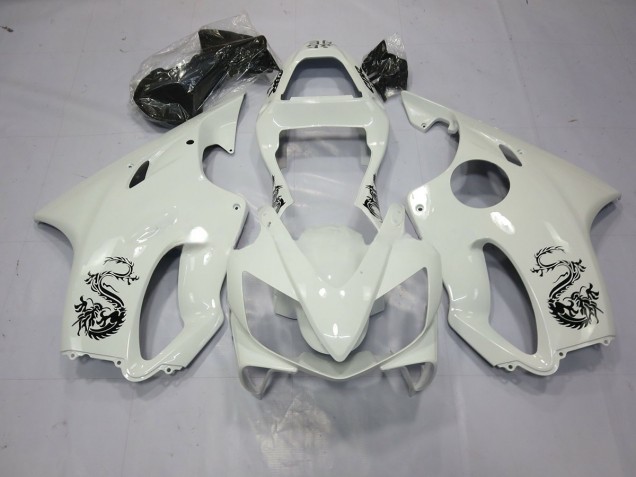 2001-2003 Dragon White CBR600 F4i Motorrad Verkleidungen 2001-2003 Dragon White CBR600 F4i Motorrad Verkleidungen