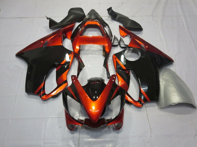 2001-2003 Dunkelorange & Schwarz CBR600 F4i Motorrad Verkleidungen 2001-2003 Dunkelorange & Schwarz CBR600 F4i Motorrad Verkleidungen