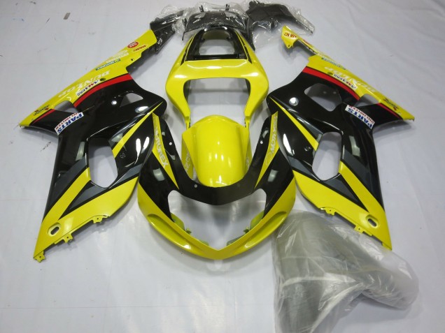 2001-2003 Gelb Schwarz & Grau GSXR 600-750 Motorrad Verkleidungen 2001-2003 Gelb Schwarz & Grau GSXR 600-750 Motorrad Verkleidungen