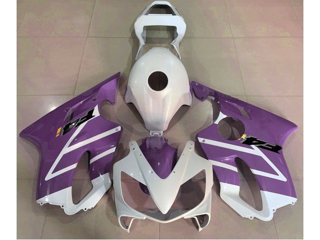 2001-2003 Glänzend Weiß & Lila CBR600 F4i Motorrad Verkleidungen 2001-2003 Glänzend Weiß & Lila CBR600 F4i Motorrad Verkleidungen