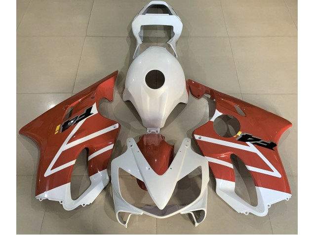2001-2003 Glänzend Weiß & Orange CBR600 F4i Motorrad Verkleidungen 2001-2003 Glänzend Weiß & Orange CBR600 F4i Motorrad Verkleidungen