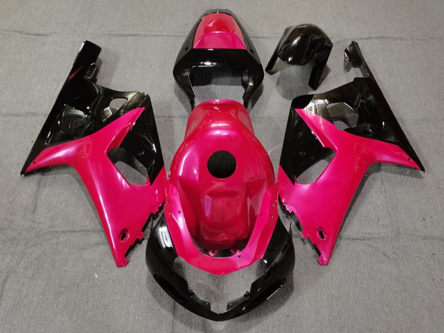2001-2003 Glanzrosa & Schwarz GSXR 600-750 Motorrad Verkleidungen 2001-2003 Glanzrosa & Schwarz GSXR 600-750 Motorrad Verkleidungen