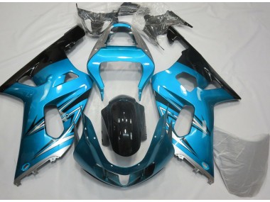 2001-2003 Hellblau & Silber GSXR 600-750 Motorrad Verkleidungen