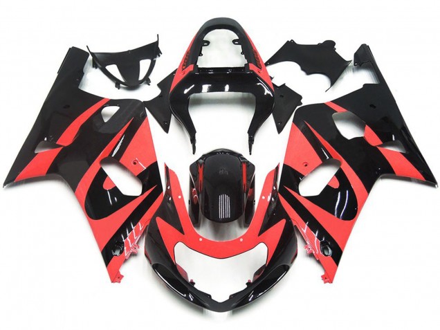2001-2003 Hellrot Custom-Stil OEM GSXR 600-750 Motorrad Verkleidungen 2001-2003 Hellrot Custom-Stil OEM GSXR 600-750 Motorrad Verkleidungen