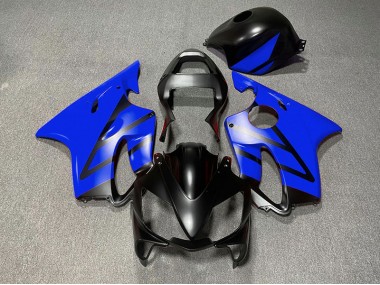 2001-2003 Matt Schwarz & Blau CBR600 F4i Motorrad Verkleidungen