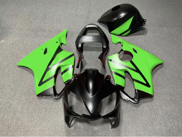 2001-2003 Matt Schwarz & Grün CBR600 F4i Motorrad Verkleidungen 2001-2003 Matt Schwarz & Grün CBR600 F4i Motorrad Verkleidungen