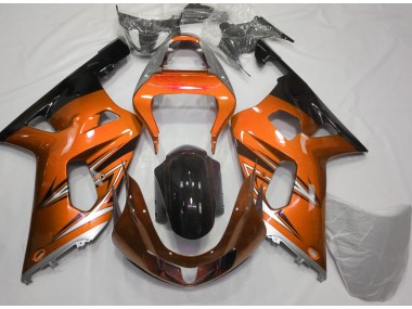 2001-2003 Orange & Silber GSXR 600-750 Motorrad Verkleidungen
