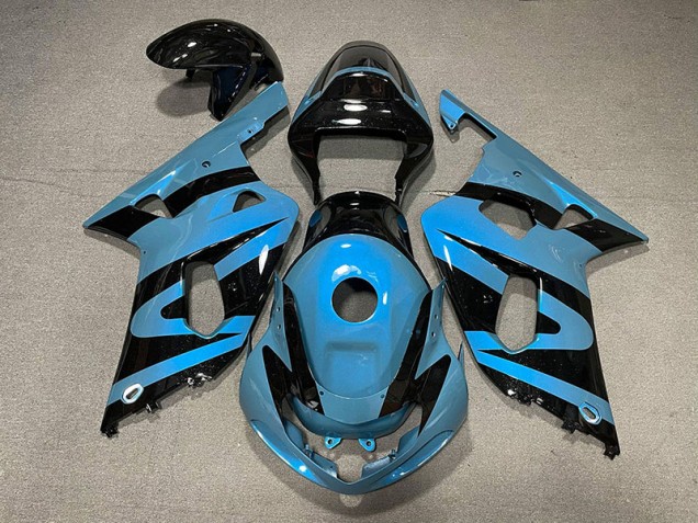 2001-2003 Perlhellblau & Schwarz GSXR 600-750 Motorrad Verkleidungen 2001-2003 Perlhellblau & Schwarz GSXR 600-750 Motorrad Verkleidungen