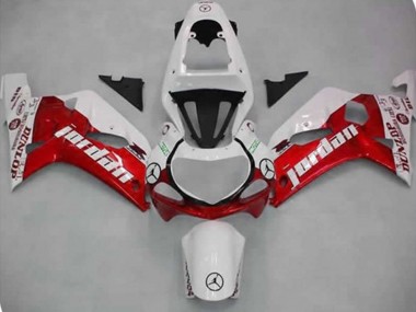 2001-2003 Rot Jordan GSXR 600-750 Motorrad Verkleidungen