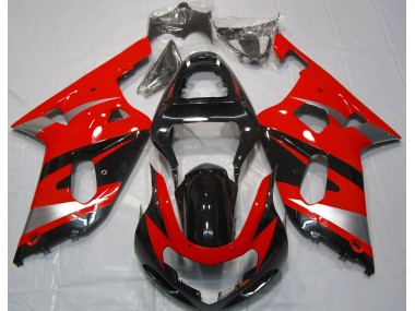 2001-2003 Rot OEM-Stil GSXR 600-750 Motorrad Verkleidungen
