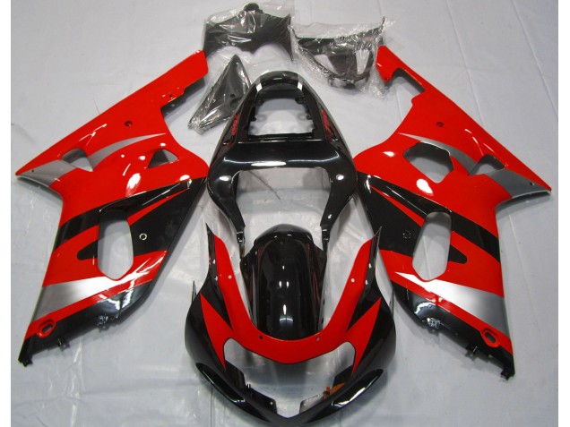 2001-2003 Rot OEM-Stil GSXR 600-750 Motorrad Verkleidungen 2001-2003 Rot OEM-Stil GSXR 600-750 Motorrad Verkleidungen