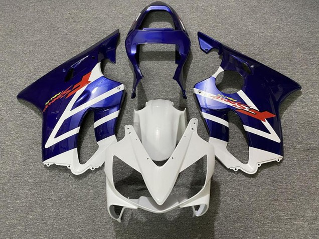2001-2003 Tiefes Blau & Weiß CBR600 F4i Motorrad Verkleidungen 2001-2003 Tiefes Blau & Weiß CBR600 F4i Motorrad Verkleidungen