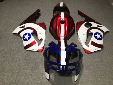 2002-2005 Captain America ZX12R Motorrad Verkleidungen