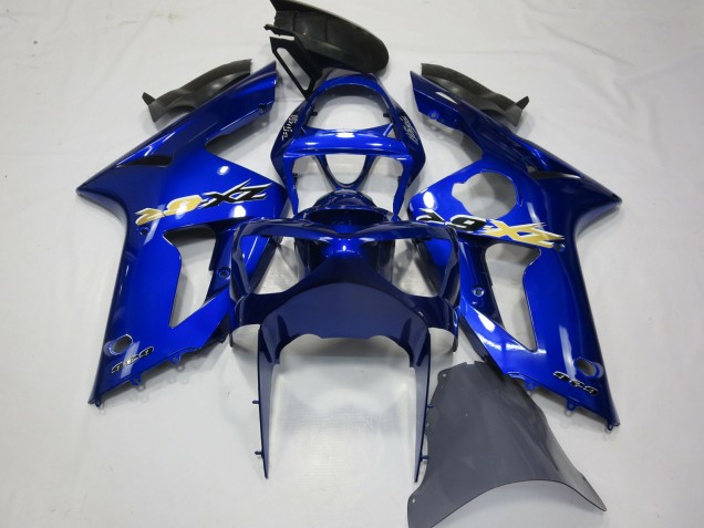 2003-2004 Blau OEM Stil ZX6R Motorrad Verkleidungen 2003-2004 Blau OEM Stil ZX6R Motorrad Verkleidungen